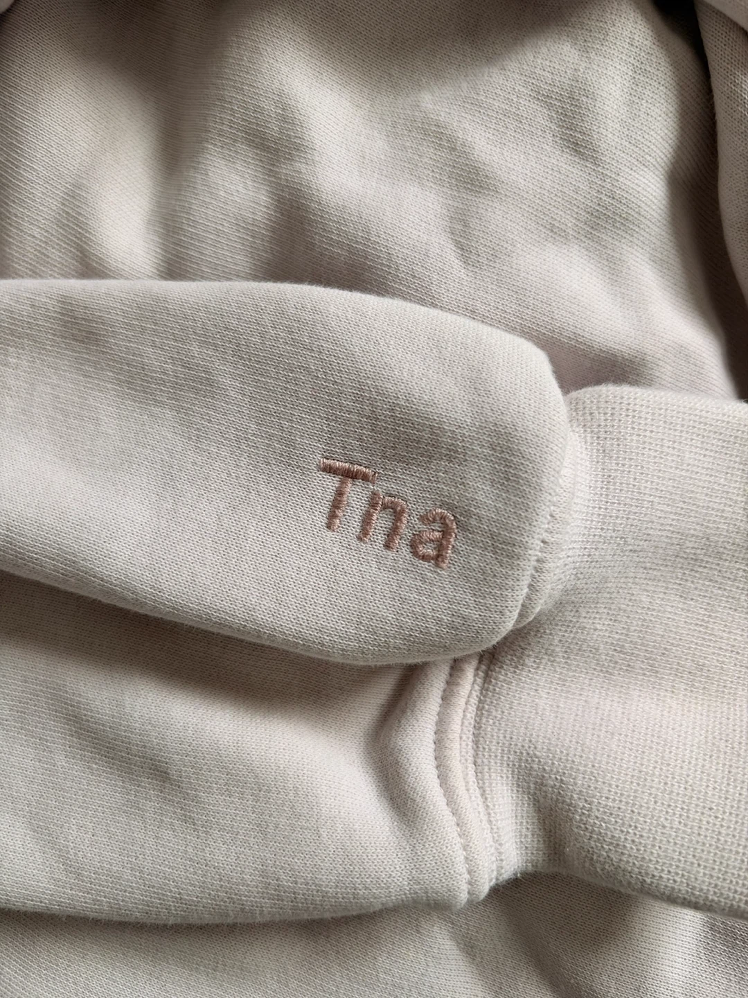 TNA (Aritzia) Pink Polo Pullover Sweatshirt | Size S - photo 4