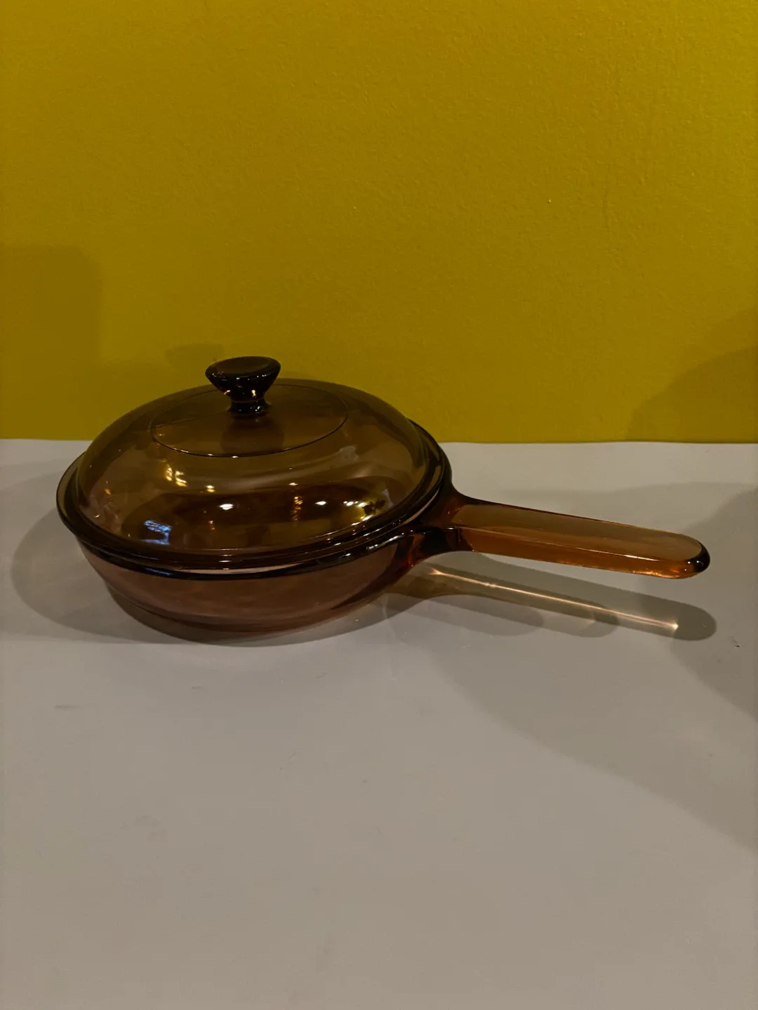 Vision Amber Glass Skillet with Lid - photo 2
