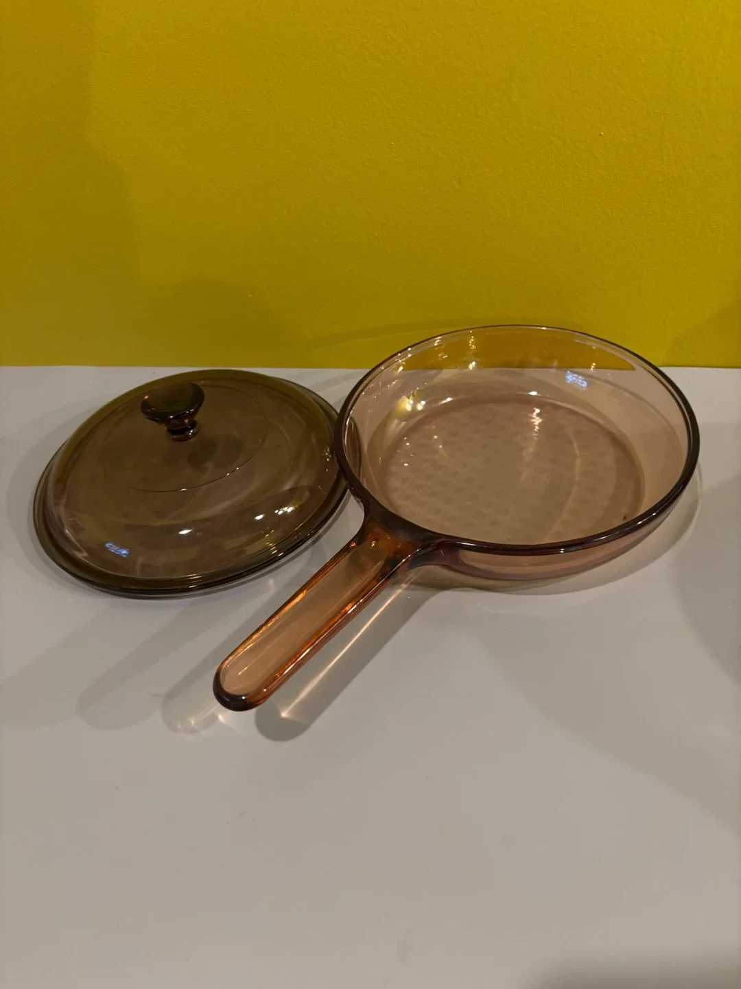 Vision Amber Glass Skillet with Lid - photo 4
