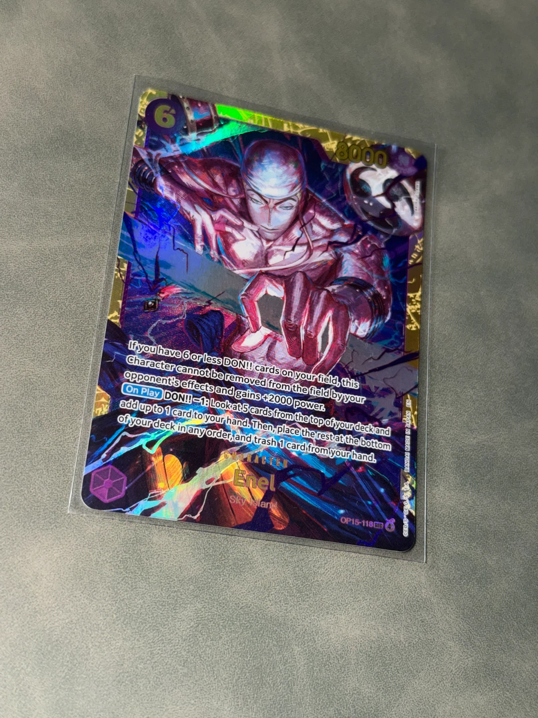 One Piece Card Game - Enel OP15-119 SR