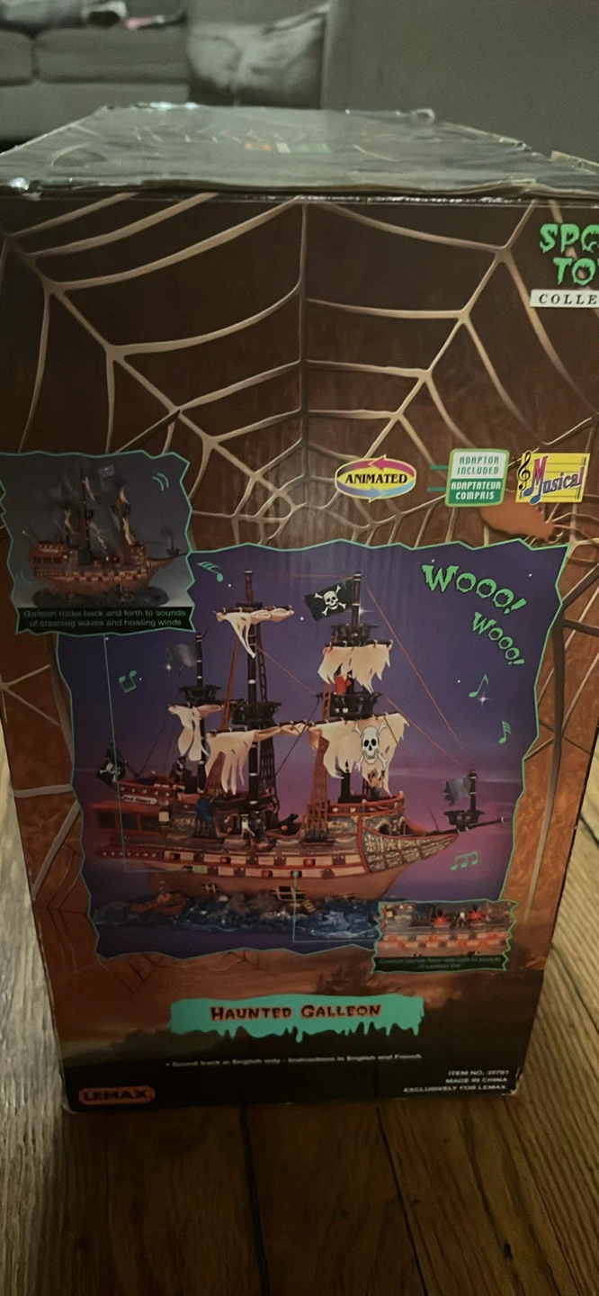 Lemax Spooky Town Haunted Galleon Animated Musical - photo 2