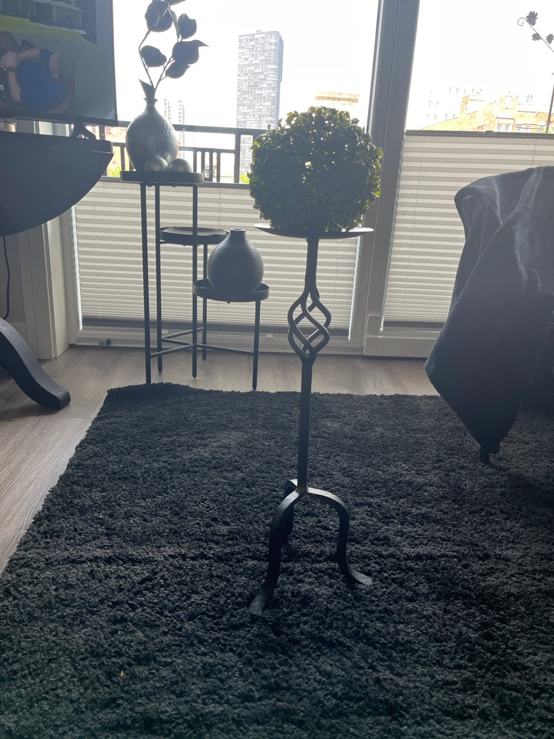 24” Iron Candle Holder