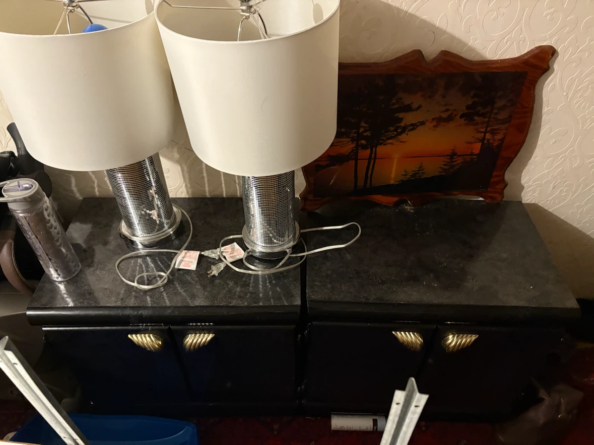 Black Dresser with Gold Accents - photo 5