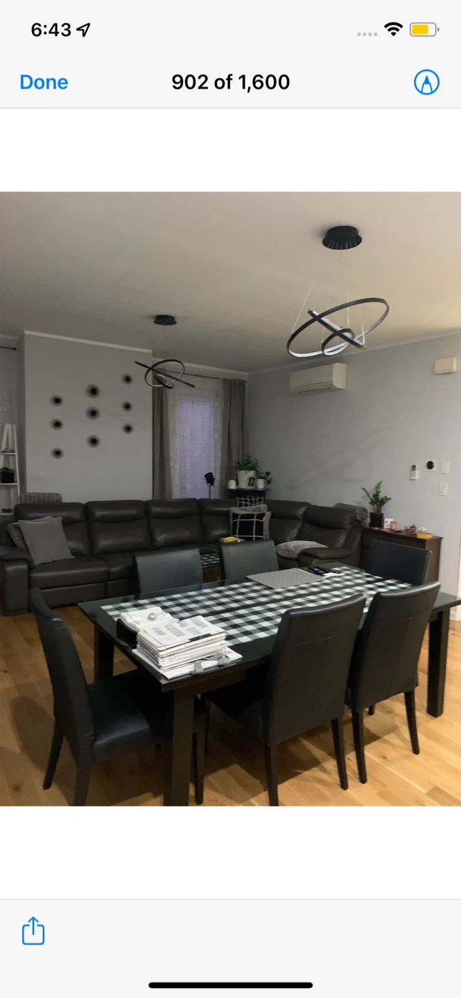 Dining Table with Chairs and glass top - photo 4