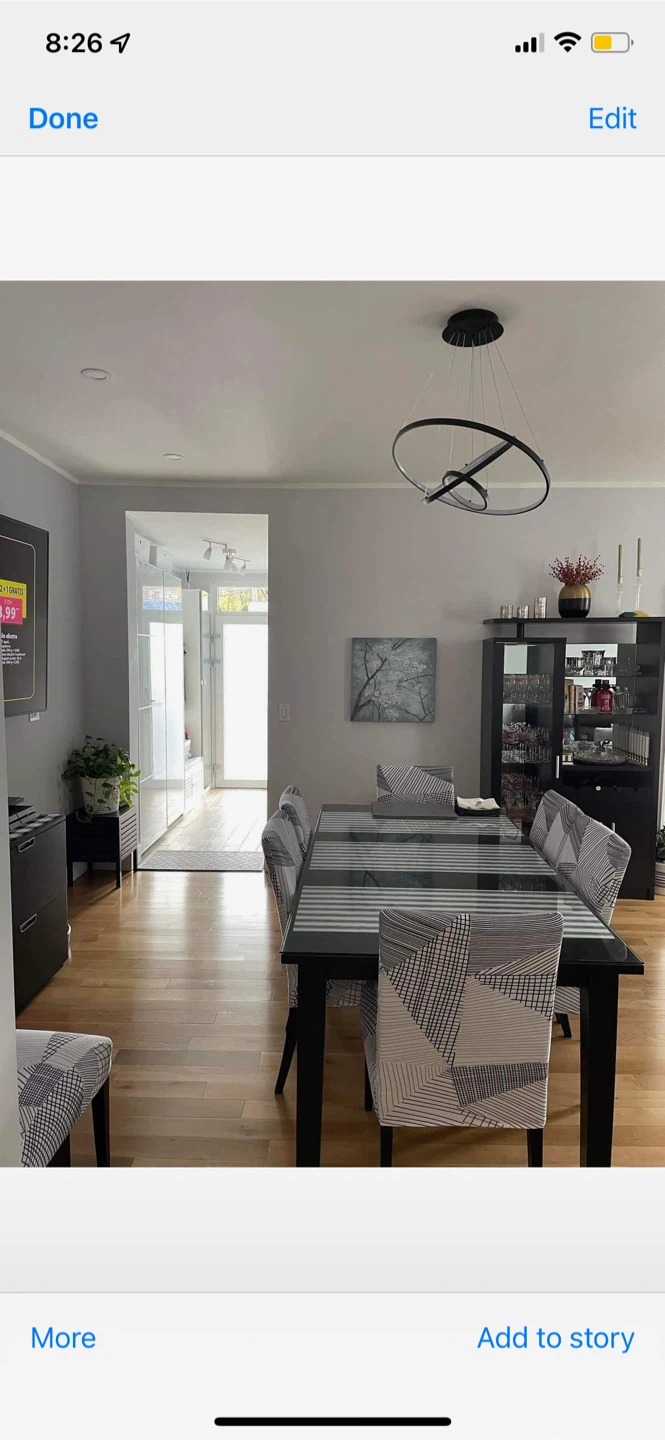 Dining Table with Chairs and glass top - photo 5