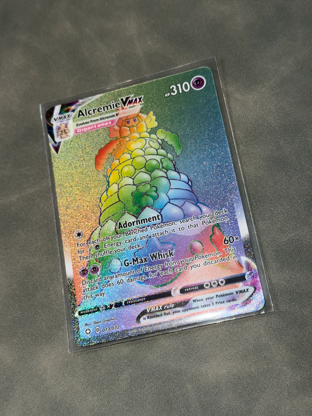 Alcremie VMAX Gigantamax Pokémon Card - photo 2