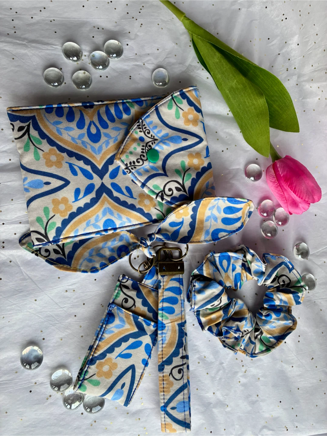 ✨ Handmade Fabric Treasures 〰️ Wristlets, Scrunchies & More ✨