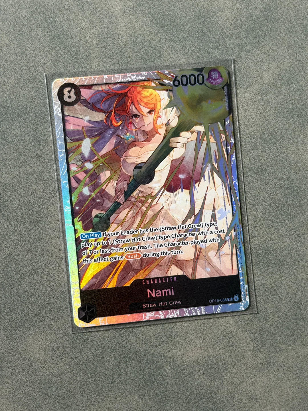 One Piece Nami SR Card