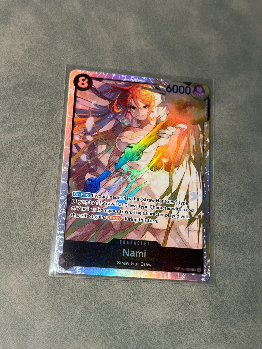 One Piece Nami SR Card - photo 2