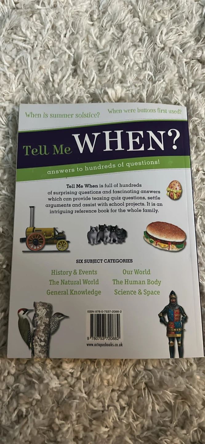 Tell Me When? Revised & Updated Book - photo 2