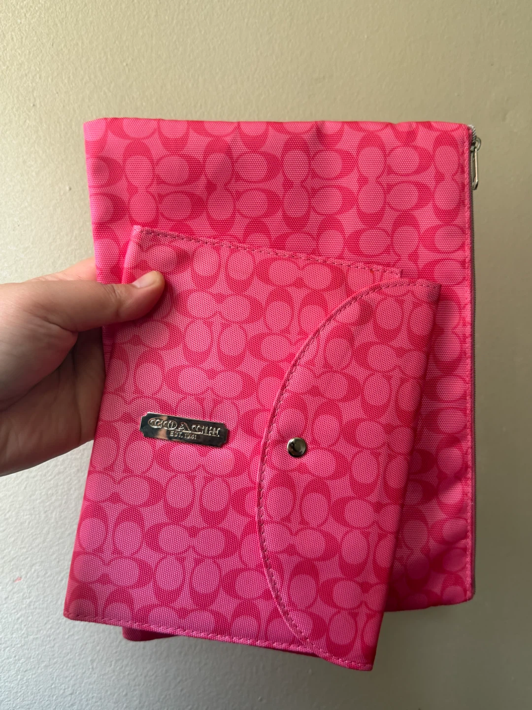 Coach Notebook Set Vintage Pink Coach