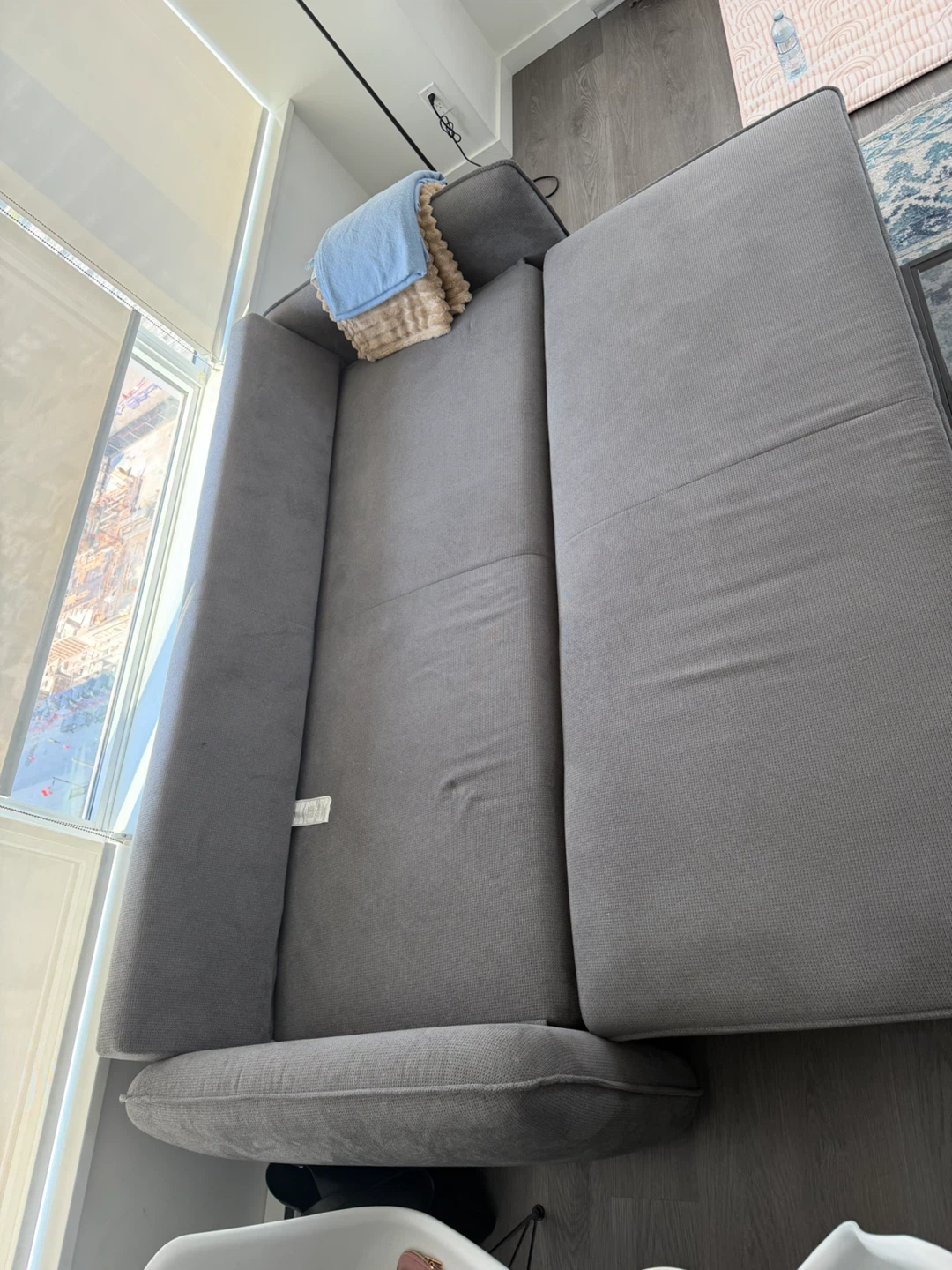 Grey Fabric Sofa - photo 2
