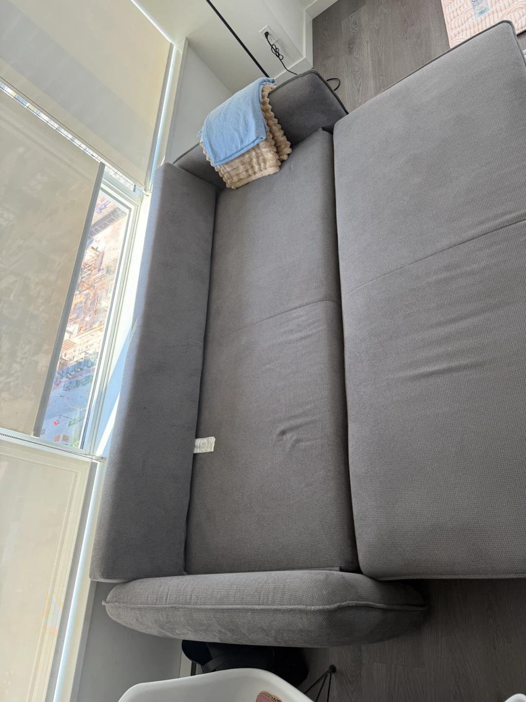 Grey Fabric Sofa - photo 3