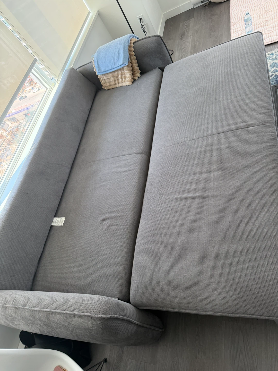 Grey Fabric Sofa - photo 4