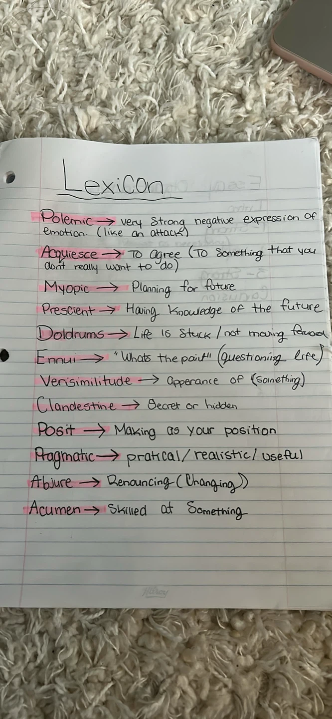 AP Grade 12 English notes. - photo 2