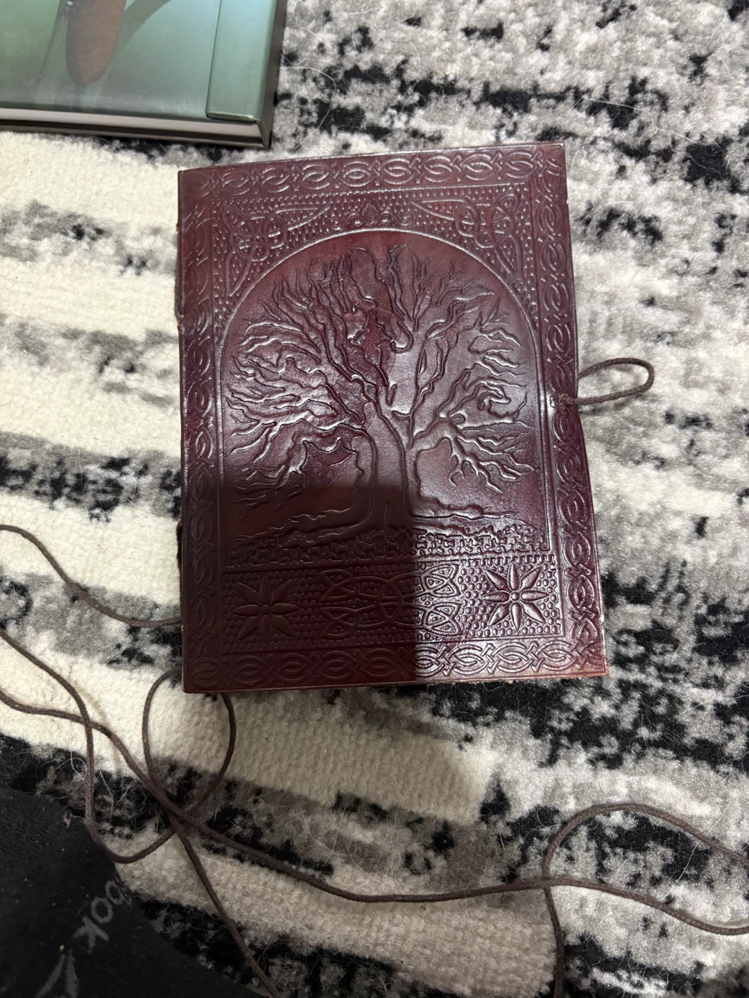 Embossed Leather Journal - Tree of Life Design