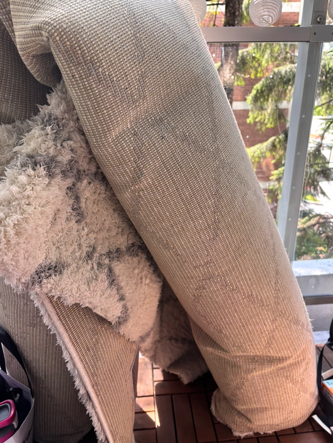 Cream and Grey Rug - has to go ASAP - photo 2
