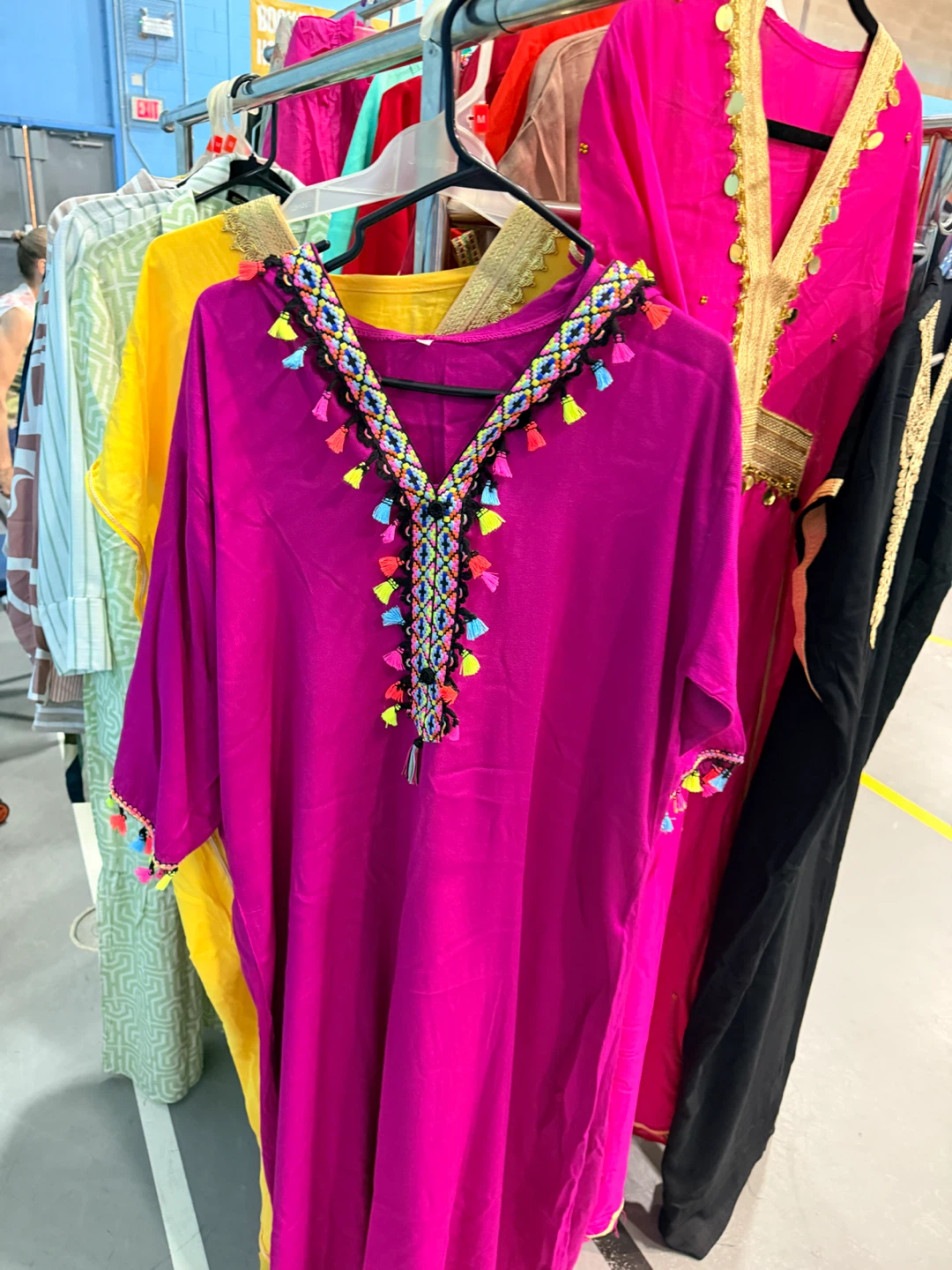 Kaftan Dress with Gold Embroidery - photo 4