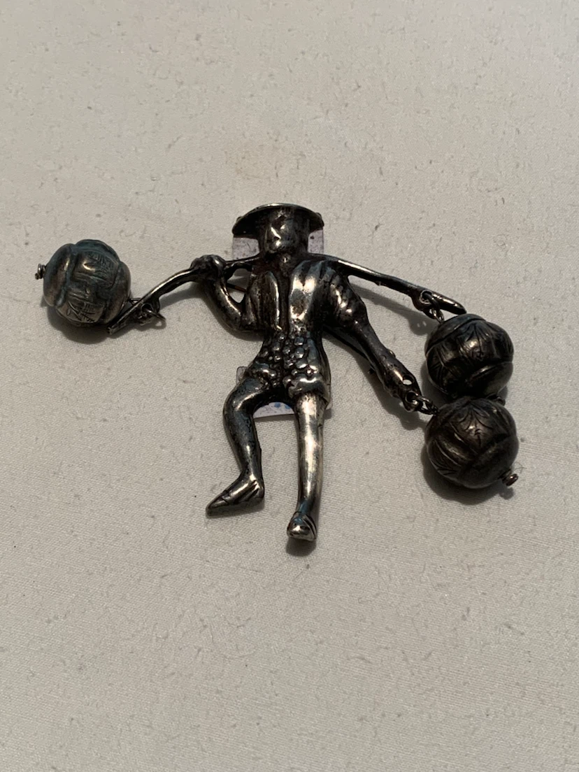 Silver Figural Brooch