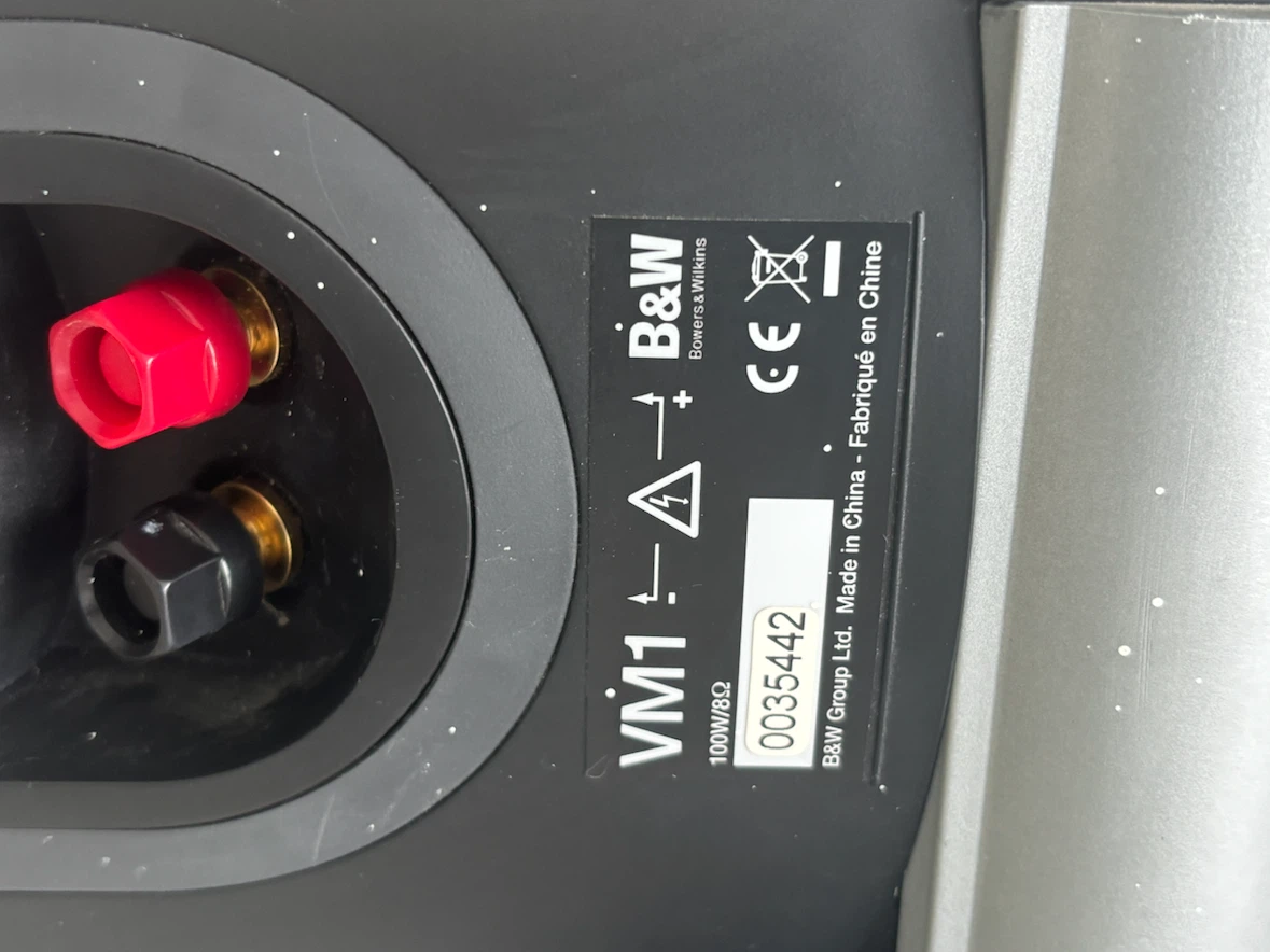 B&W VM1 Speakers - photo 4