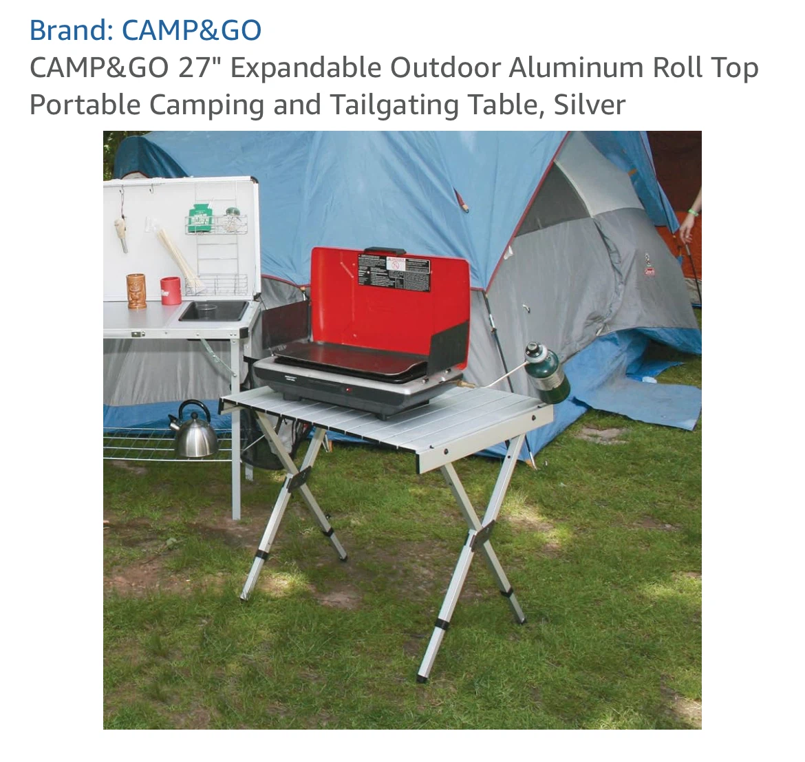 Packable Roll-top Camping table
