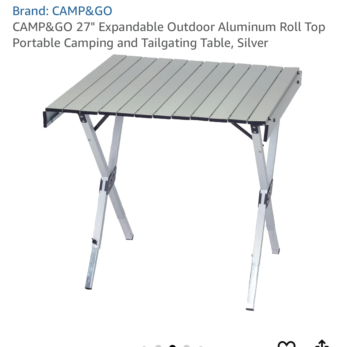 Packable Roll-top Camping table - photo 2