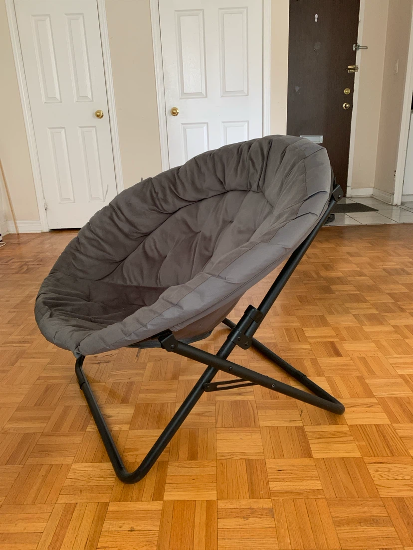 Grey Saucer Chair - photo 2