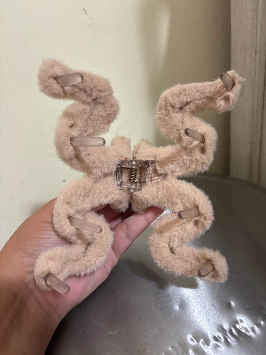 Fuzzy Spiral Claw Clip - photo 3