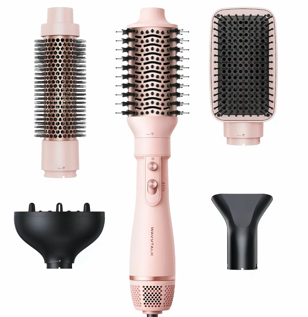 WavyTalk 5-in-1 Hair Dryer Hot Air Brush Set