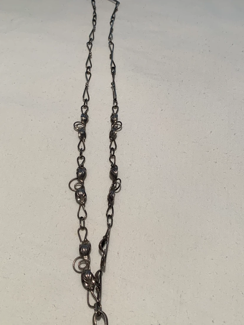 Amber Teardrop Pendant Necklace - photo 2