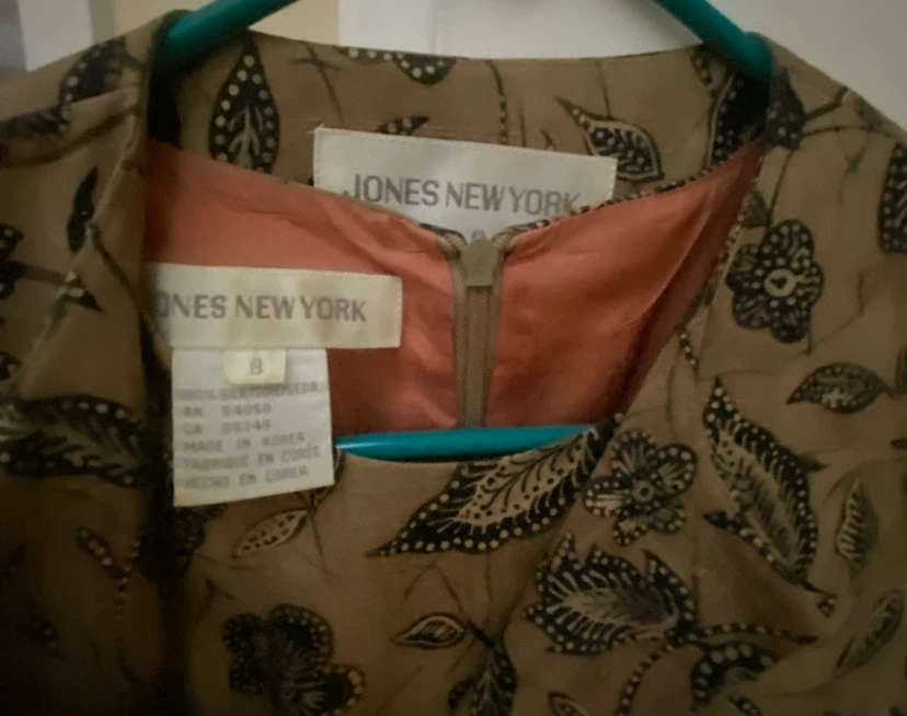 Jones New York Women's Floral Print Skirt Suit - Size 8 - photo 3