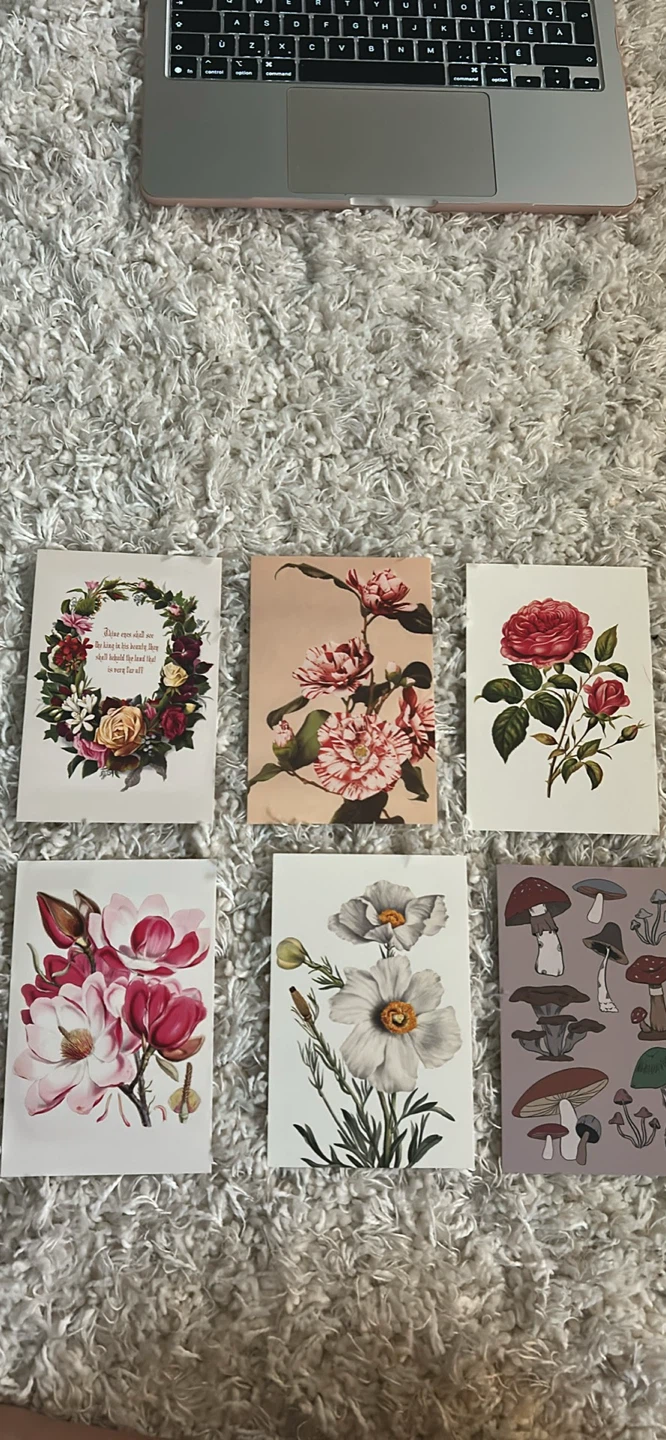 Set of 18 Vintage Style Art Postcards/ Wall art and stickers - photo 3