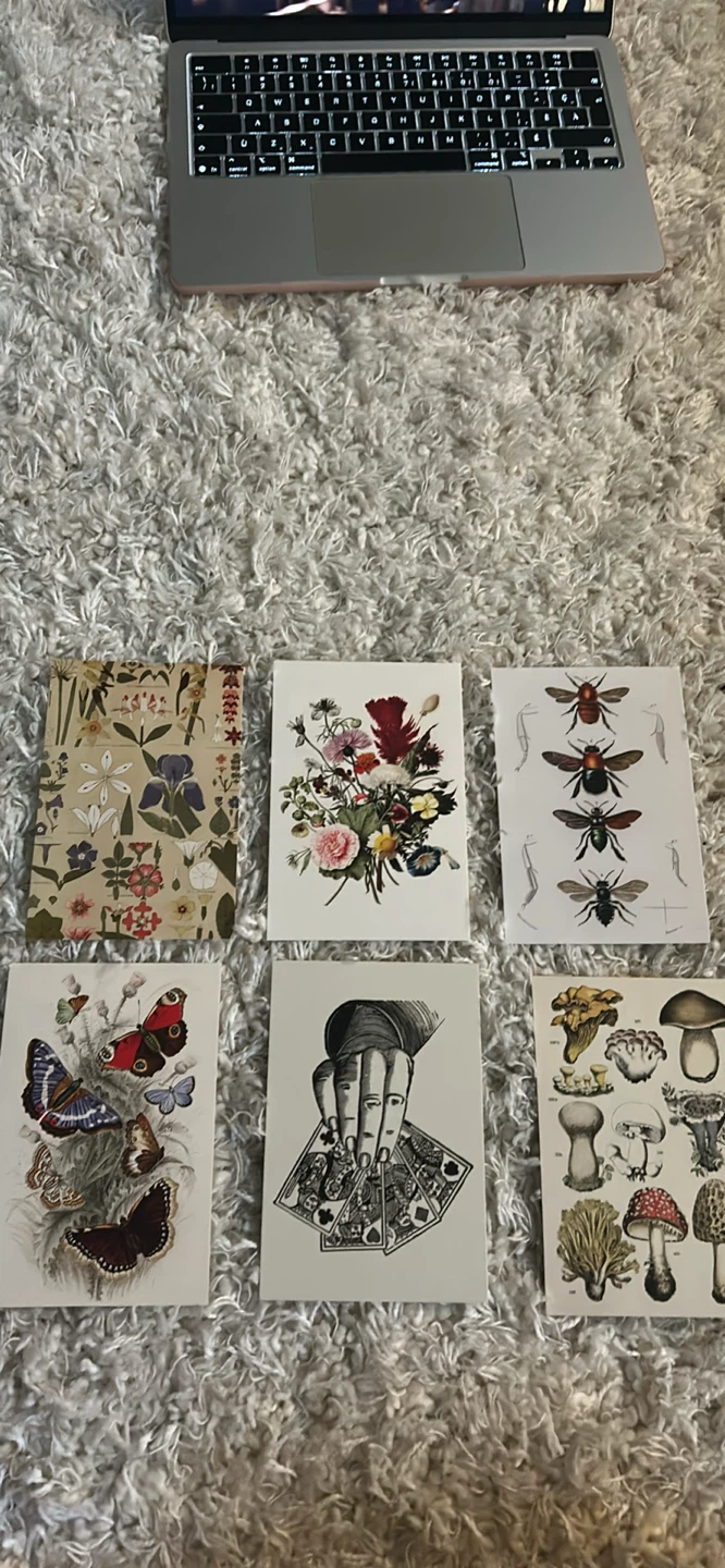 Set of 18 Vintage Style Art Postcards/ Wall art and stickers - photo 5