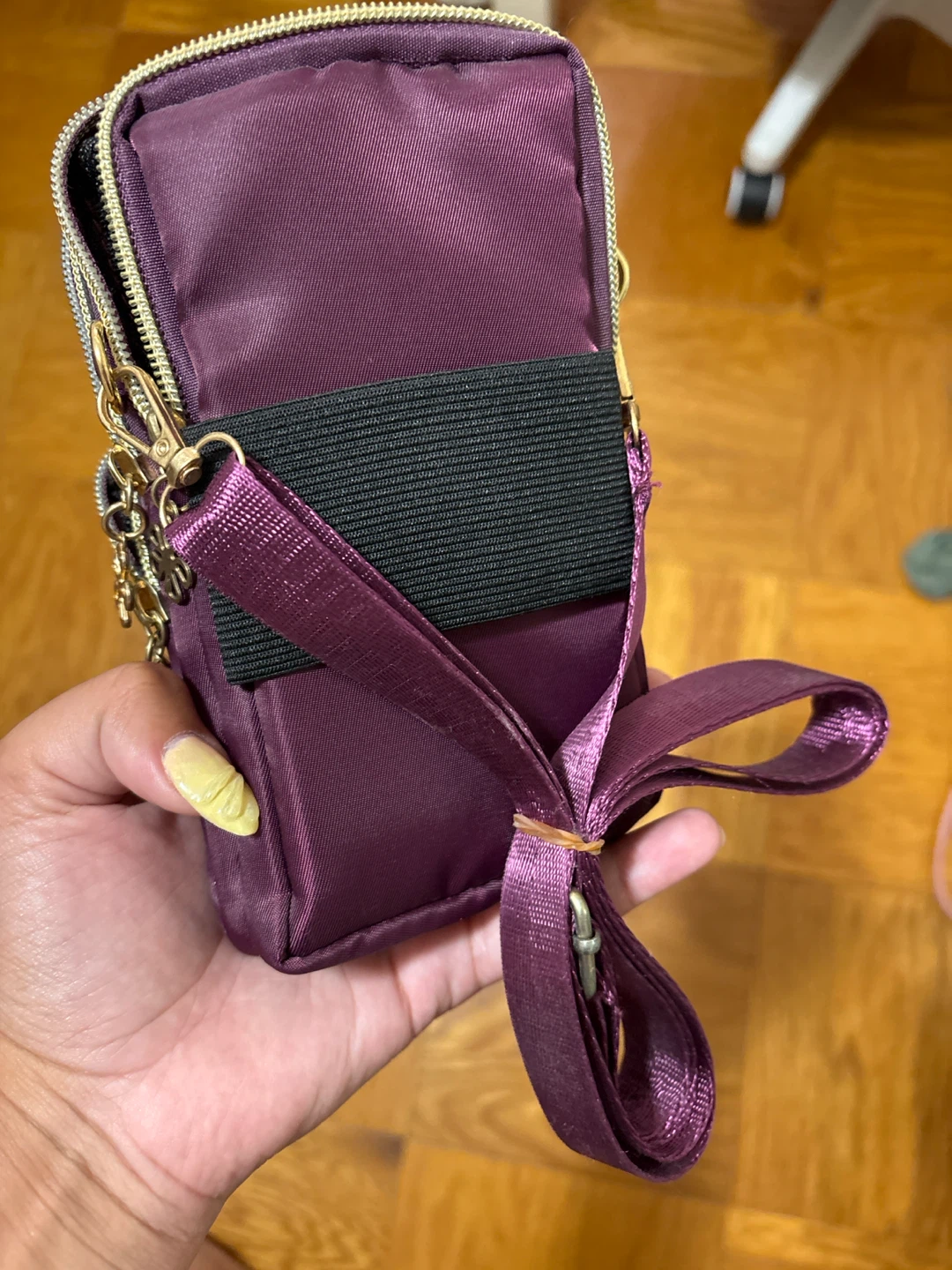 Jingpin Purple Crossbody Phone Bag - photo 3