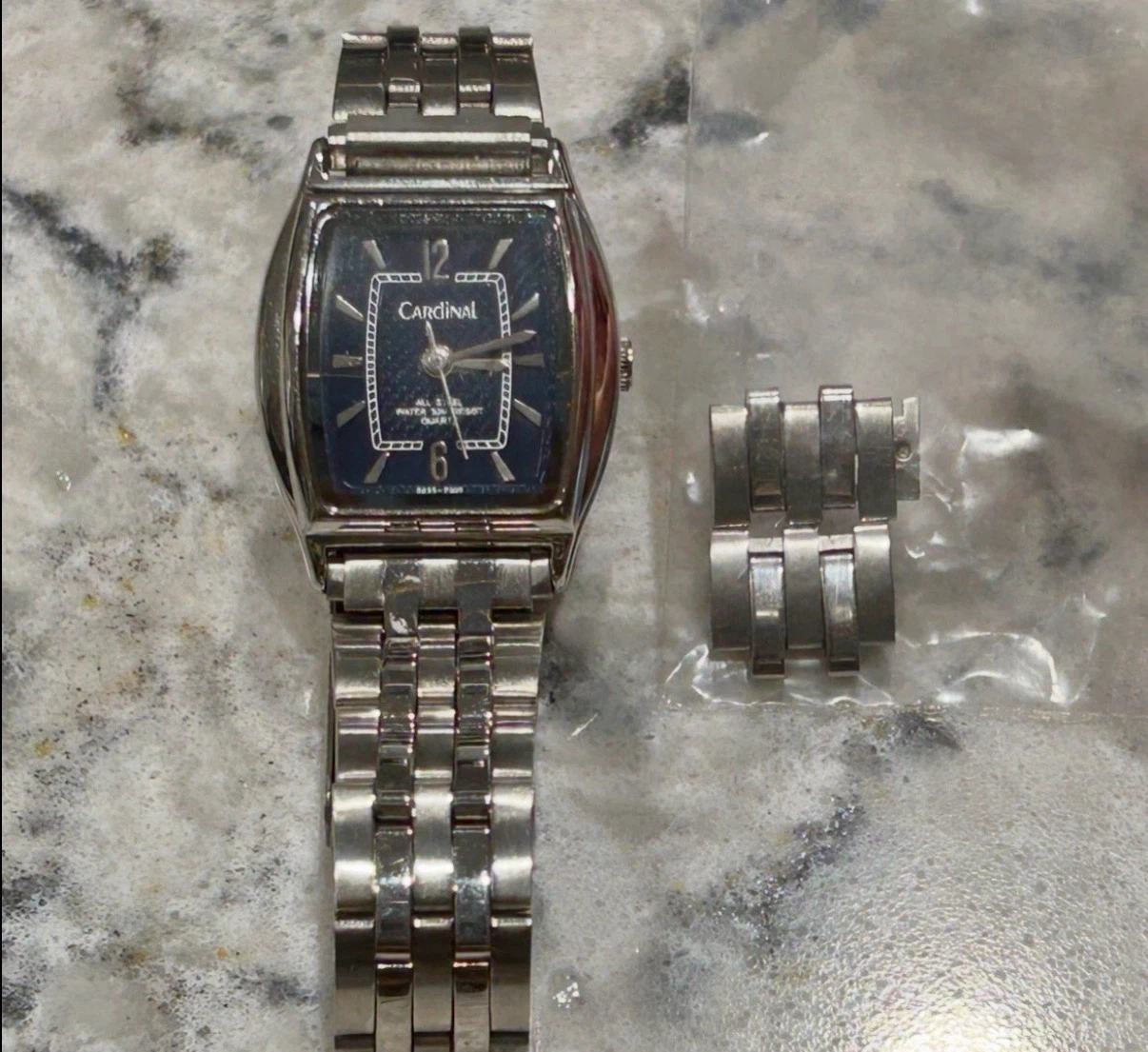 Women’s Cardinal Stainless Steel Quartz Watch Blue Dial