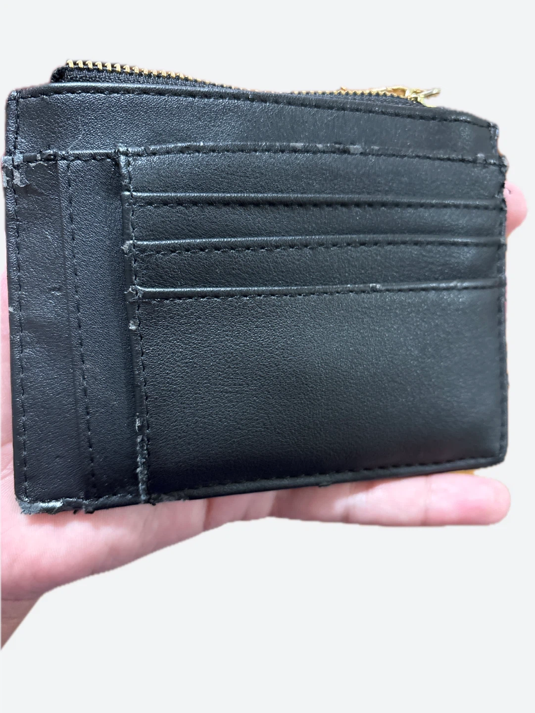 Steve Madden Black Faux Leather Card Holder Wallet - photo 3