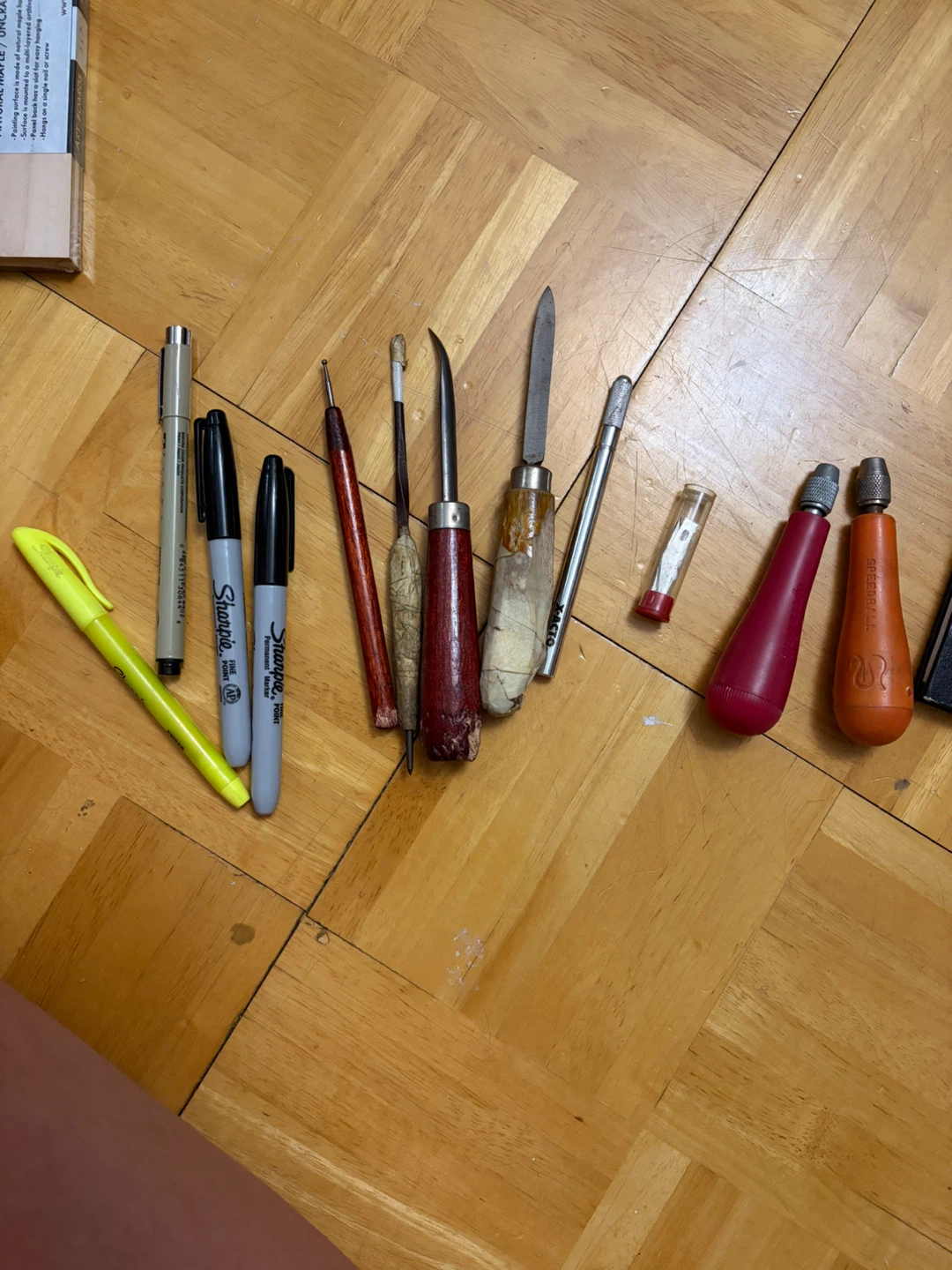 Assorted Crafting and Carving Tools
