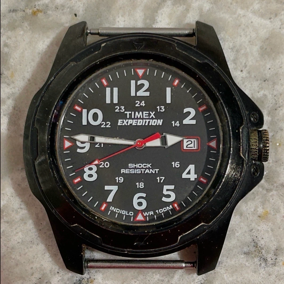 Timex Expedition Indiglo Shock Resistant Field Watch w/ Date