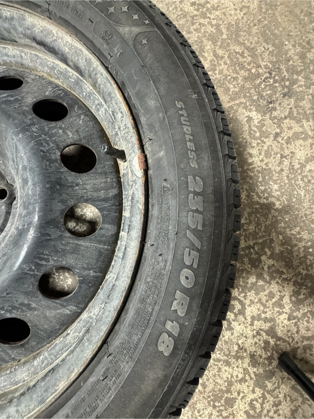 Audi Q3 Michelin X-Ice Winter Tire with Steel Rim - photo 2