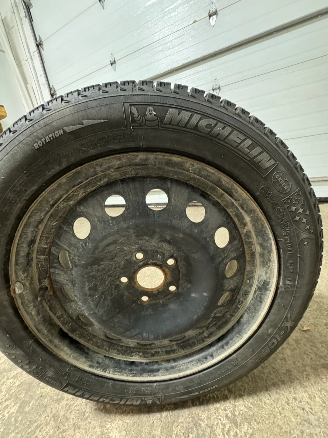Audi Q3 Michelin X-Ice Winter Tire with Steel Rim - photo 3
