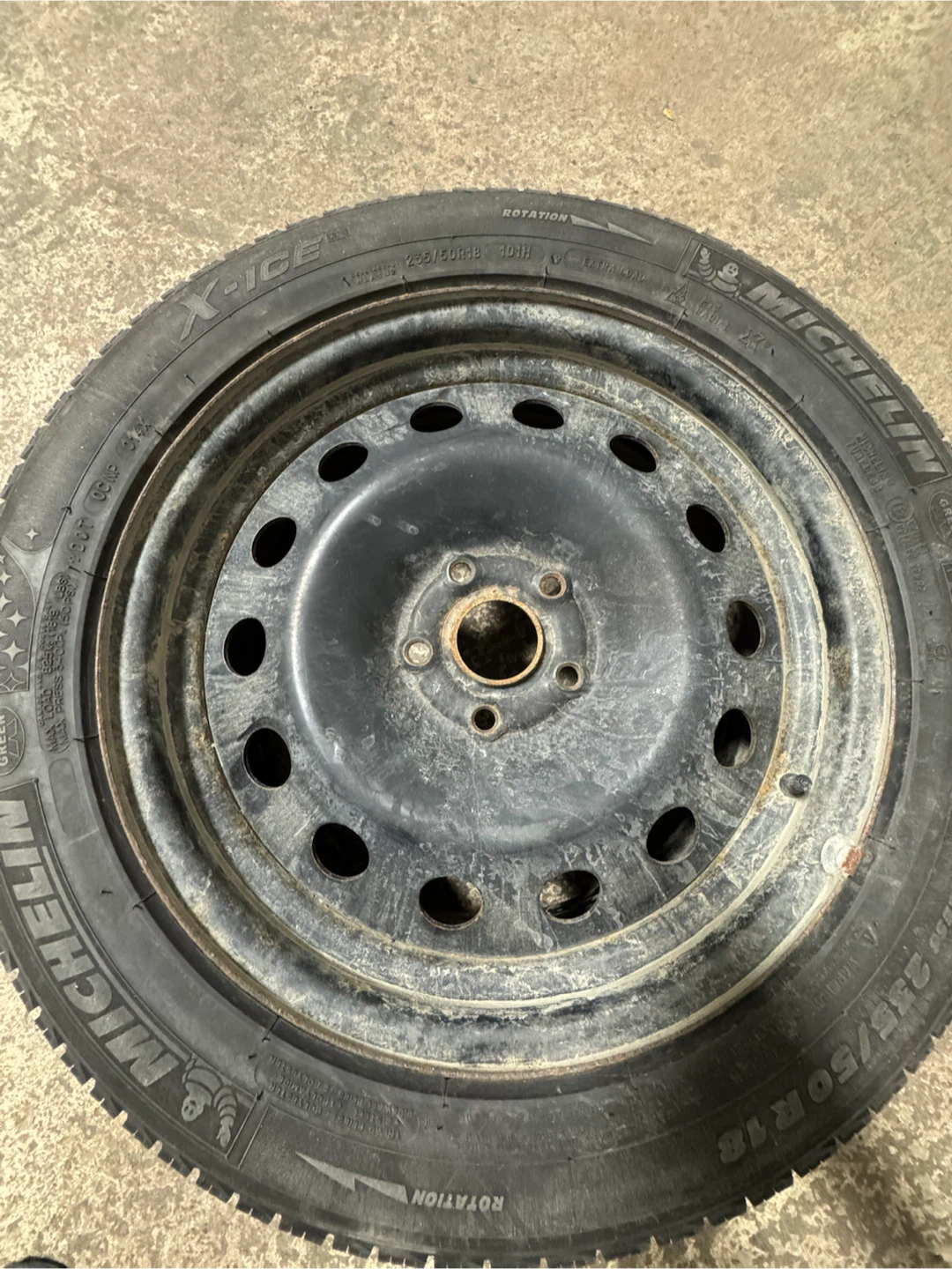 Audi Q3 Michelin X-Ice Winter Tire with Steel Rim - photo 4