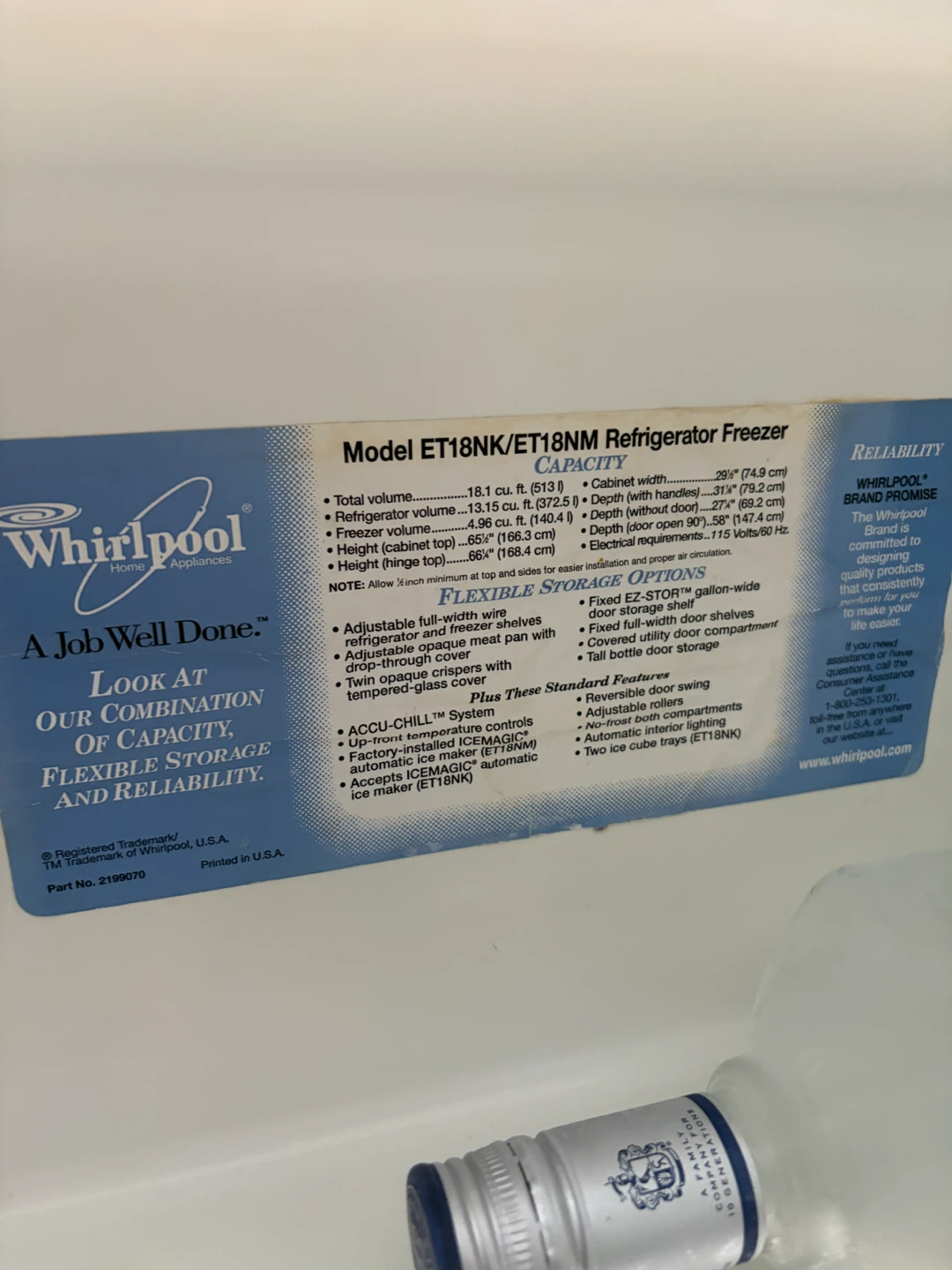 Whirlpool Refrigerator - photo 4