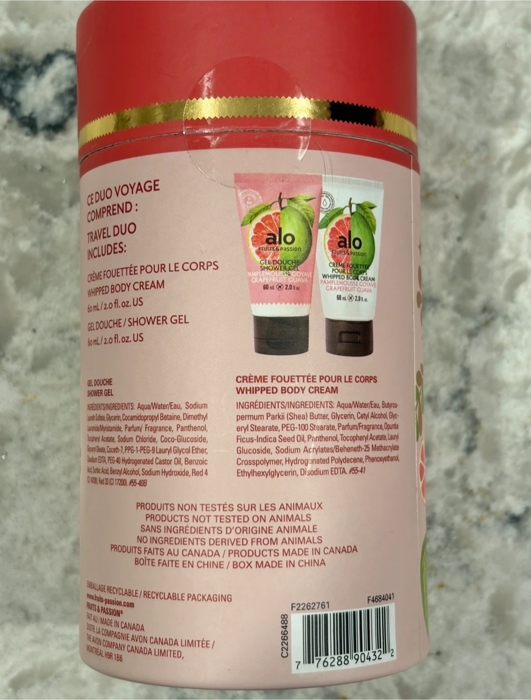 NEW Alo Fruits & Passion Grapefruit Guava Travel Duo Gift Set - photo 2