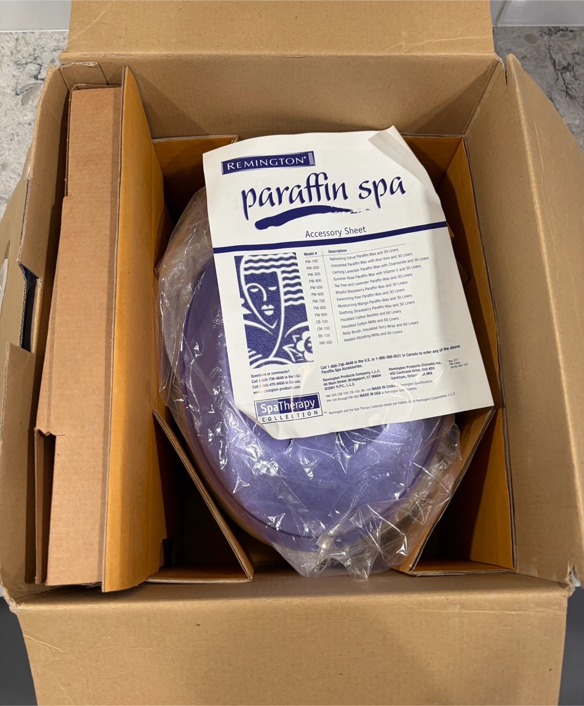 Remington Paraffin Spa HS-250 Wax Therapy Bath Kit w/Accessories - photo 3