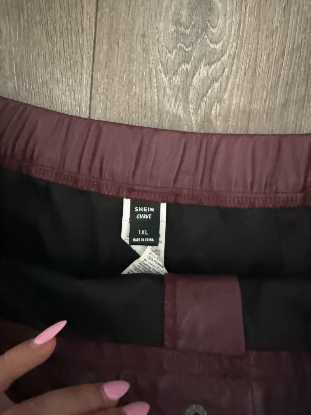 SHEIN CURVE Faux Leather Skirt - photo 2