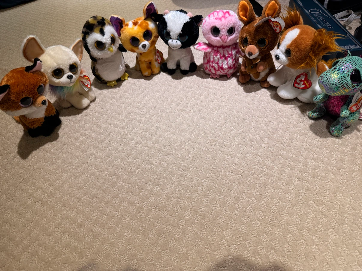 Collection of Ty Beanie Boos Plush Toys(Will take any offer