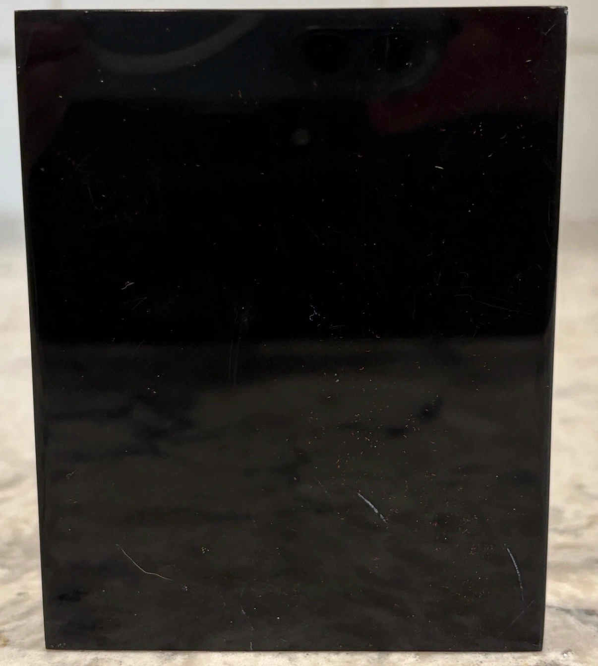 1979 Canada Penny Lucite Paperweight w/ Hourglass & Maple Leaf - photo 2