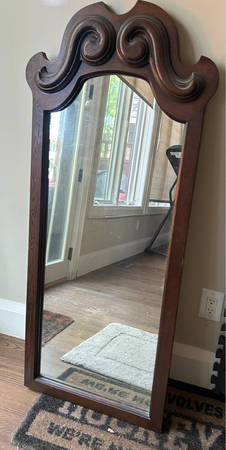 Decorative Wooden Framed Mirror