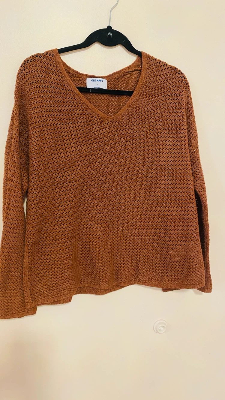 Old Navy crochet sweater size large