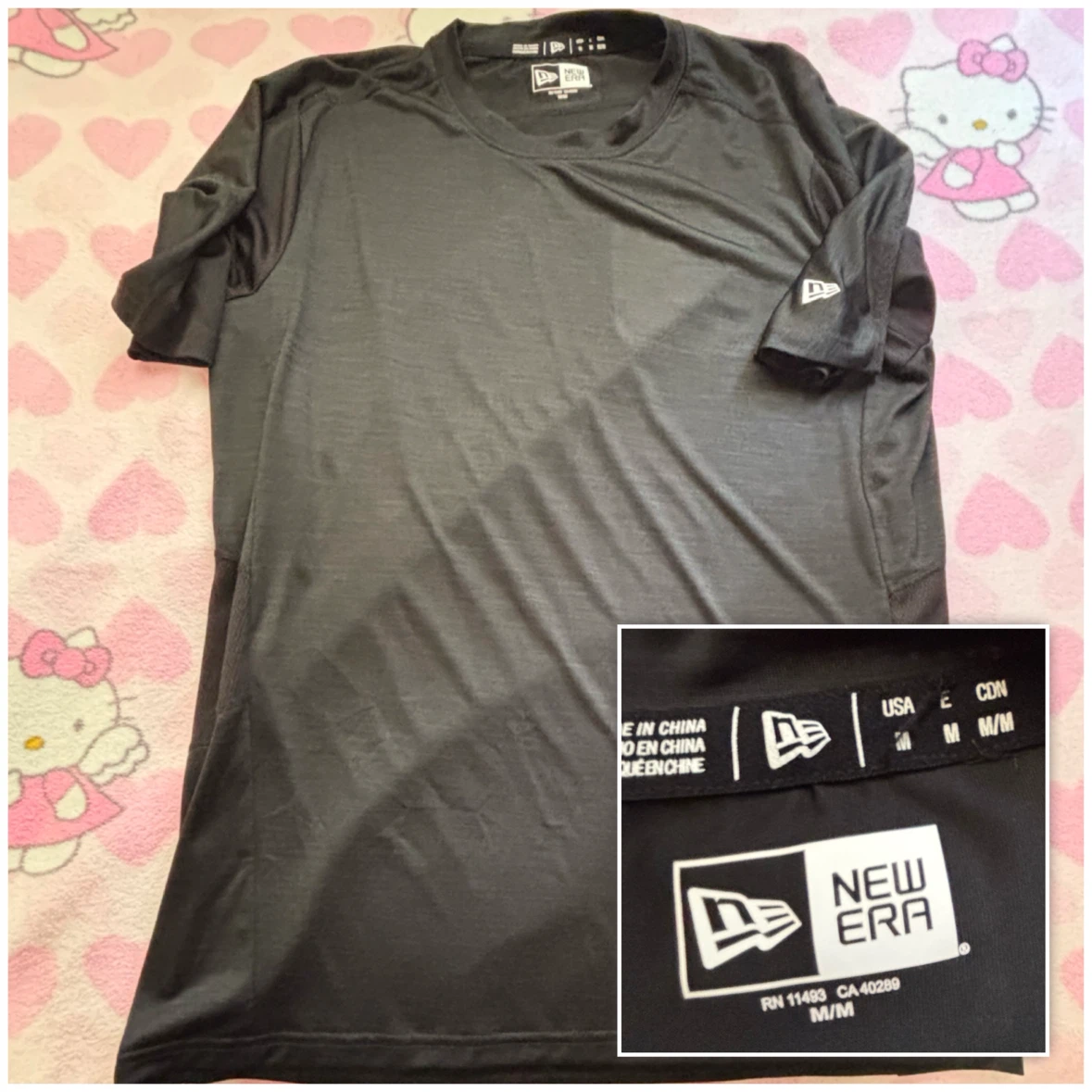 New Era - Black Short Sleeve Tee - *Size Men Medium*